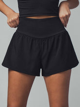 Load image into Gallery viewer, Wide Ribbed Waistband Flowy Shorts