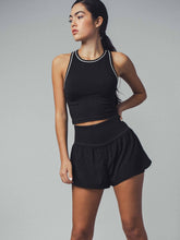 Load image into Gallery viewer, Wide Ribbed Waistband Flowy Shorts