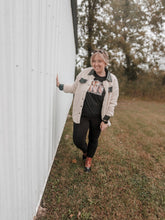 Load image into Gallery viewer, Sadie Sherpa Shacket- Plus